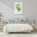  Noćni ormarići 2 kom siva boja betona od konstruiranog drva | shoptok.hr