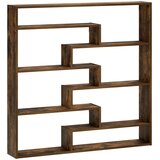  Zidna polica Dimljeni hrast 103 x 17 x 102 cm Prerađeno drvo | shoptok.hr