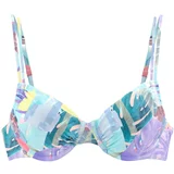 VENICE BEACH Bikini zgornji del turkizna / svetlo modra / rumena / pastelno lila
