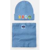 Sinsay Rebrasti komplet s udjelom viskoze: beanie kapa i grijač za vrat Marvel 2 pack Slike