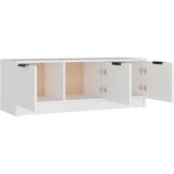 TV ormarić bijeli 102 x 35 x 36,5 cm od konstruiranog drva | Eponuda.com
