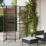  The Living Store Pregrada za sobo 4 plošče rjav poli ratan - Pregrada Za Sobo, (21486106) | Shoptok.si
