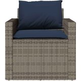  4-dijelni set vrtnih sofa od poliratana s jastucima sivi | shoptok.hr