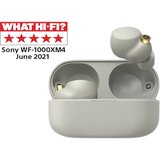 Sony WF-1000X M4 True Wireless Bluetooth slušalice sa filterom buke, srebrne | shoptok.hr