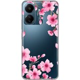 torbica silikonska print skin za xiaomi redmi 13C rose flowers