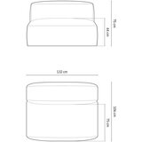 Micadoni Bež modularna sjedeća garnitura (srednji modul ) Martina – Home | shoptok.hr