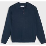 Sinsay Pamučni polo džemper | shoptok.hr