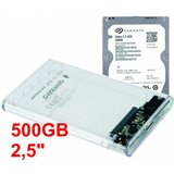 Gembird 2.5 + USB 3.0 SATA eksterno kućište 500GB ST500VT000 SEAGATE EE2 U3S9 6 2490 cene