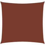 vidaXL Senčno jadro oksford blago kvadratno 5x5 m terakota Cene
