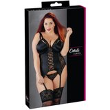 Cottelli Plus Size - gornji dio s promjenjivim tregerima (crni) - 2XL Cijene