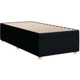 vidaXL Box spring postelja z vzmetnico črna 100x200 cm blago | Shoptok.si