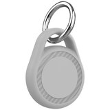 INF Zaščitni ovitek, združljiv z Apple AirTag 1/2, z vzmetno zaponko – prožen TPU, več barv, varen obesek za ključe Siva, (5000264424) | Shoptok.si