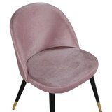 Venture Home Velvet blagovaonska stolica, puder roza, set od 2 Slike
