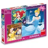 princeze - Puzzle 3x55 delova
