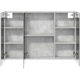  Kopalniška ogledalna omara Betonsko siva 103,5 x 15,5 x 70 cm, (5000233067) | Shoptok.si