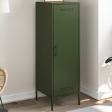 The Living Store Visoka omara olivno zelena 36x39x113 cm jeklo - Visoka Omara, (21435293) Cene