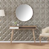 vidaXL Stenski paneli 12 kosov beton 50x50 cm XPS 3 m² origami | Shoptok.si