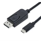 Roline USB-C® / DisplayPort adapterski kabel USB-C® vtič\, DisplayPort vtič 2.00 m črna 11.04.5836 #####8K UHD USB-C®-Display kabel, (20416341) Cene