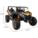  Dječje električno terensko vozilo Racing 4x4 – zlatno | shoptok.hr
