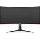AOC Monitor AOC 34" CU34G2X/BK Gaming zakrivljeni Frameless Immersive UltraWide QHD 3440x1440,144Hz. 1ms. VA Panel,HA. DP. HDMI. 3godGAR. Black-red | Eponuda.ba
