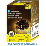 Aigostar LED solarni božićni lanac 200xLED/8 funkcija 22m IP65 topla bela 800mAh | Eponuda.com