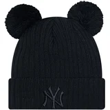 New Era Fem Double Pom New York Yankees Beanie Crna