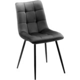 Bessagi Home stol suri, siva, žamet | Shoptok.si