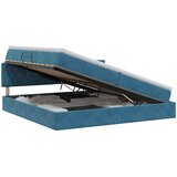  Krevet s od storage Tamno plava 200 x 200 cm Baršun | shoptok.hr