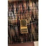 Fenzy Torbica S Uzorkom Krokodila, Crna | shoptok.hr