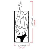 Wallity Zidna dekoracija Cool Woman 1, 24 x 63 cm, Crna | Eponuda.ba