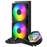 Cooler Master Komplet za tekočinsko hlajenje AIO Liquid Liquid 240 Atmos, 240mm, ARGB, črn | Shoptok.si