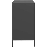  Komoda crna 68x39x73,5 cm hladno valjani čelik | Shoptok.si