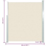  Zložljiva stranska tenda 160 x 500 cm krem, (20728768) | Shoptok.si