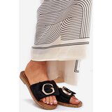 Boto Flat Women's Sandals With Decorative Detail Black Nellodra | ePonuda.com