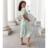 UR/CEO Green floral dress Edoardo | ePonuda.com