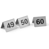 Hendi Informacijska tablica ŠTEVILKA TABELA 49-60 nerjaveče jeklo, set 12 kos. - 663882, (21389901) | Shoptok.si