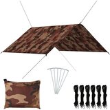 vidaXL Zunanja ponjava 3x2,85 m kamuflažna | Shoptok.si