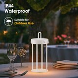  LED prigu&amp;scaron;iva spoljna punjiva dodirna stolna lampa GENTLE LED/1,5W/3,7V 3000 mAh IP44 bela Slike
