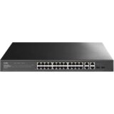 Cudy svič 10/100/1000 26-port GS1028ES2 light managed poe+ sa 2x combo porta Cene