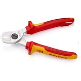 Knipex Makaze za kablove izolovane VDE hromirane 165mm mogućnost kačenja – 95 12 165 T | Eponuda.com