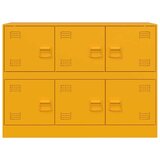 vidaXL Komoda boja senfa 99 x 39 x 73 cm čelični | shoptok.hr