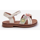Boto Children's Sandals with Velcro Closure with Flowers White Nestalee | ePonuda.com
