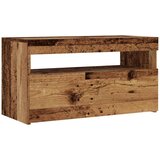 vidaXL TV ormarić s LED svjetlima staro drvo 75x35x40 cm | shoptok.hr