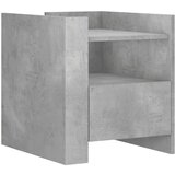 Furnova Nočna omarica betonsko siva 45x50x50 cm inženirski les, (21926172) | Shoptok.si