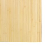  Tepih pravokutni svijetli prirodni 80 x 500 cm od bambusa | shoptok.hr