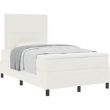 Krevet s opruga kutije s uzglavljem Krema i bijela 120 x 200 cm | shoptok.hr