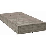  Ležalnik s plavajočo blazino Grey poli ratan, (21829979) | Shoptok.si