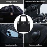 PYNHOKLM zložljiva vodoodporna kolesarska košara odprta embalaža | Shoptok.si
