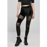 UC Ladies Women's Velvet Tech Mesh Leggings - Black | Shoptok.si