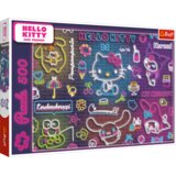  500 - Neon Hello Kitty Trefl 37523 | Shoptok.si